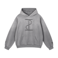 TIME IS PRICELESS - Oversized BENEVOLENT BEING Sunfade Hoodie - Black Logo