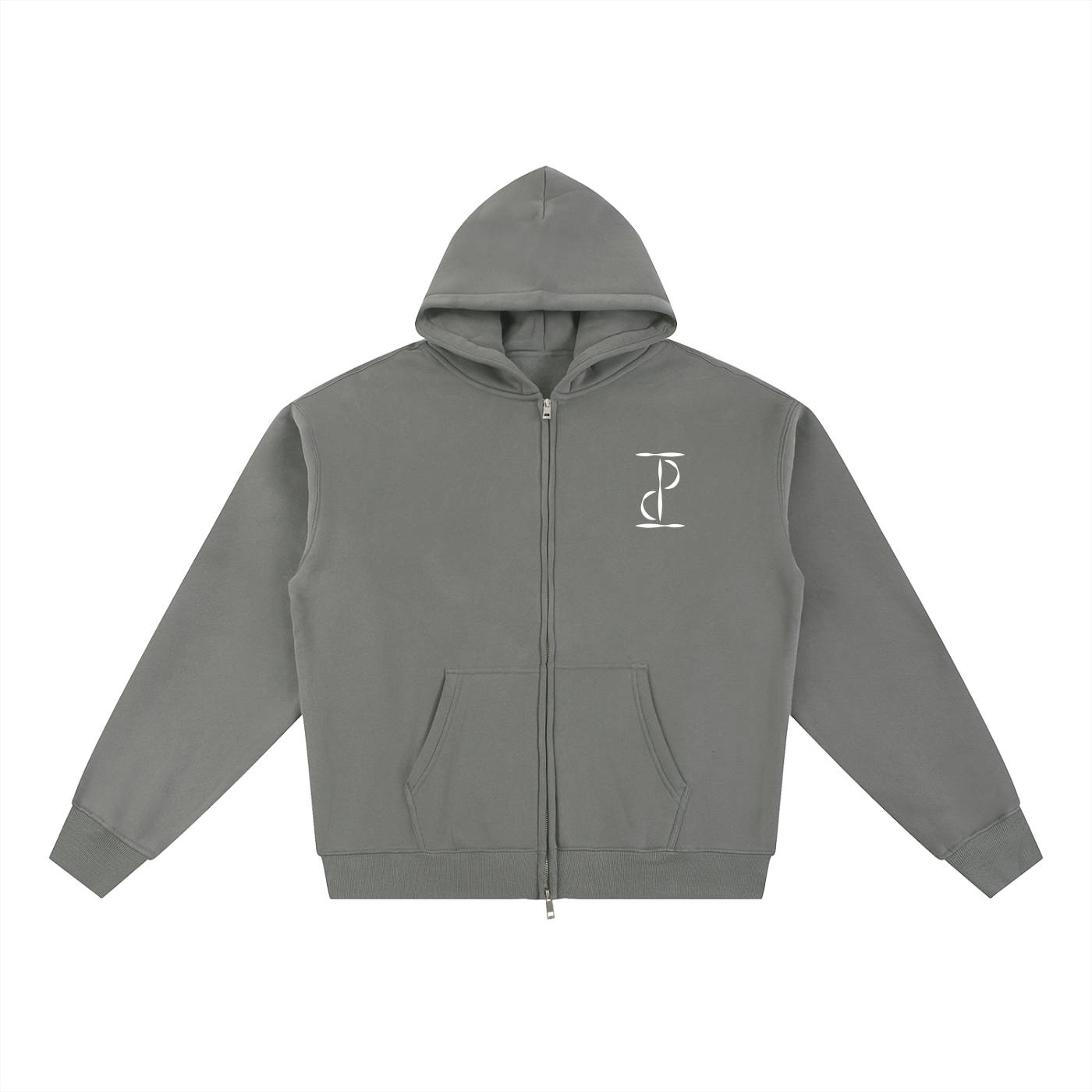 TIME IS PRICELESS - Fleece Zip-Up Hoodie