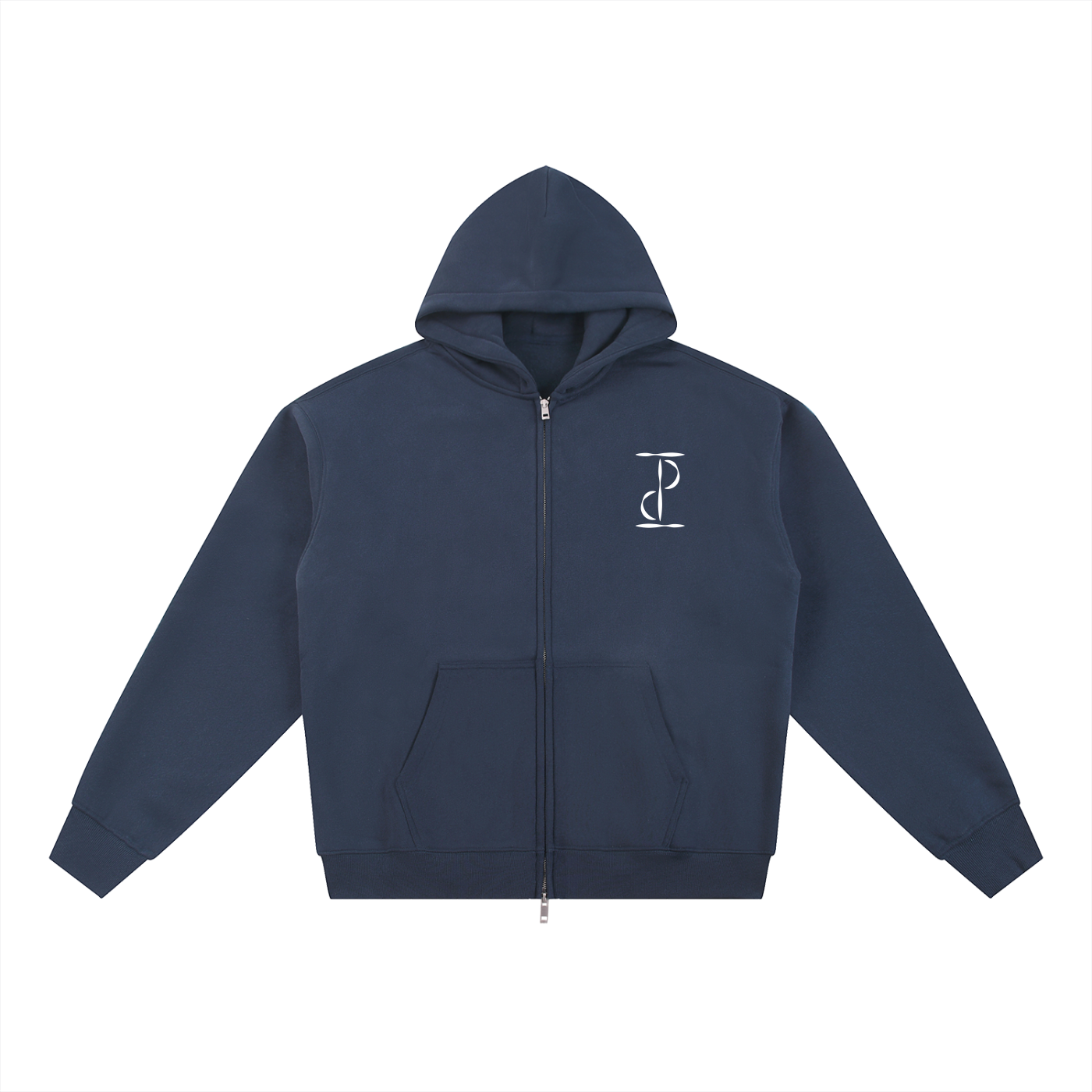 TIME IS PRICELESS - Fleece Zip-Up Hoodie
