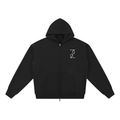 TIME IS PRICELESS - Fleece Zip-Up Hoodie
